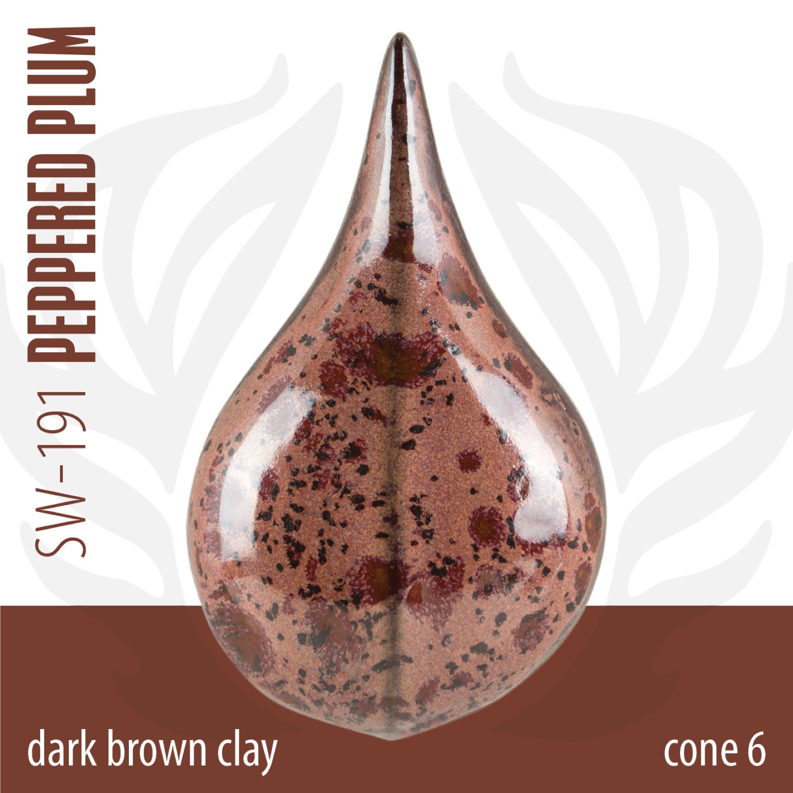 Dark Brown Clay · Cono 6 Oxidación